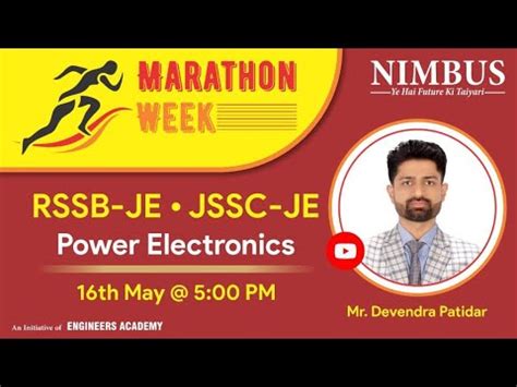 Power Electronics Marathon Rssb Jssc Je Complete Syllabus