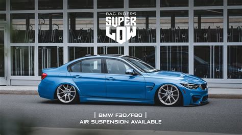 Bagged Bmw 3 Series F30 F31 Awd And Rwd Super Low Air Suspension By Bag Riders Youtube