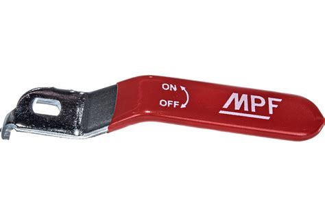 Длинная усиленная ручка для крана MPF 1/2"-3/4", прорезиненная ИС ...