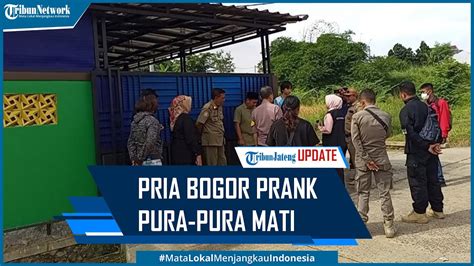 Ternyata Oh Ternyata Pria Di Bogor Prank Pura Pura Mati Hindari Debt