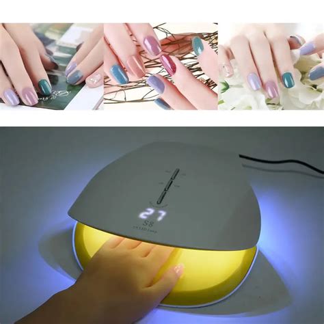 Eu Us Plug W Intelligent Induction Nail Lamp Led Phototherapy Machine