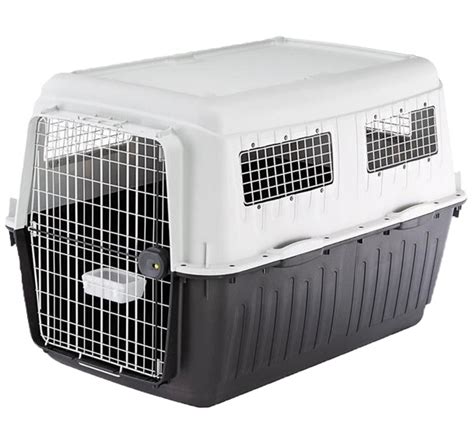 Jaula Transportadora Para Perros Carrier Atlas 80 Profesional Grey