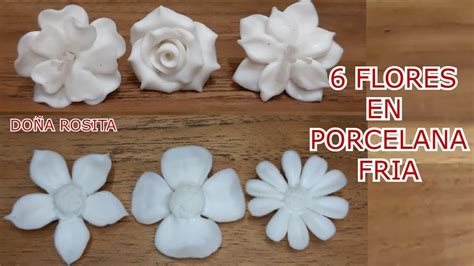 Mira Como Hago Bellas Flores En Porcelana Fria Casera Sin Moldes