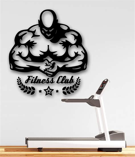 Wall Stickers Vinyl Decal Fitness Club Sports Bodybuilding