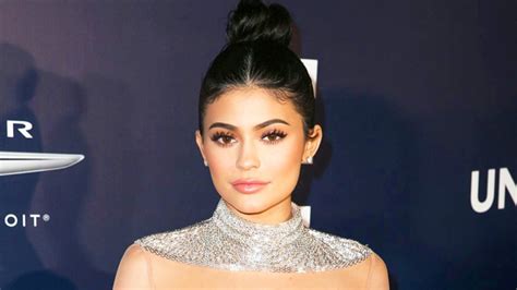 Kylie Jenner Rocks Silver Swimsuit On Lake Vacation Hollywood Life