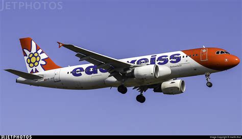 HB IHZ Airbus A320 214 Edelweiss Air Martin Thut JetPhotos