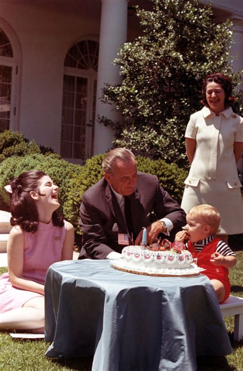 President Lyndon B Johnson Lady Bird Johnson Luci Baines Johnson