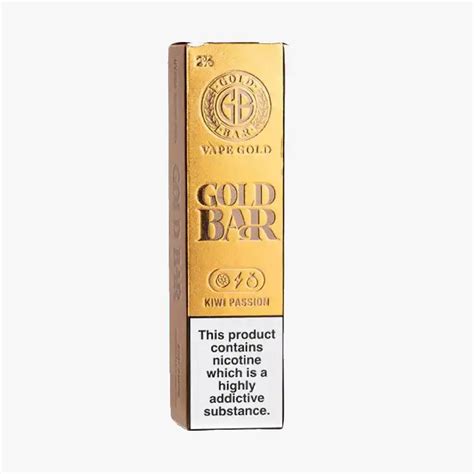 Gold Bar 600 Puffs Box Of 10 Disposable Vape Vapours Deal Ltd