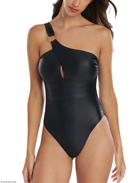 Maillot une pièce asymétrique ss armatures Jordan Réservoir Mode Lingerie Femme et Homme