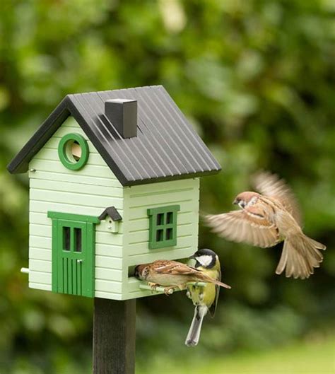 Nichoir Oiseaux Exterieur Maison D Oiseau En Bois Mangeoire