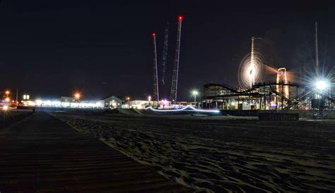 Aerial View Of The Wildwood New Jersey Boardwalk 11993626 Stock Photo