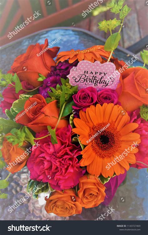 Beautiful Birthday Flowers Stock Photo 1143727469 Shutterstock