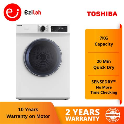 Toshiba Sensedry Tumble Dryer Kg Td H Sem Shopee Malaysia