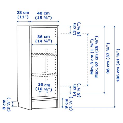 Billy Bookcase Black Oak Effect 153 4x11x413 4 Ikea