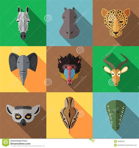 Wildebeest Portrait On Africa Map Background With Kilimanjaro Mountain