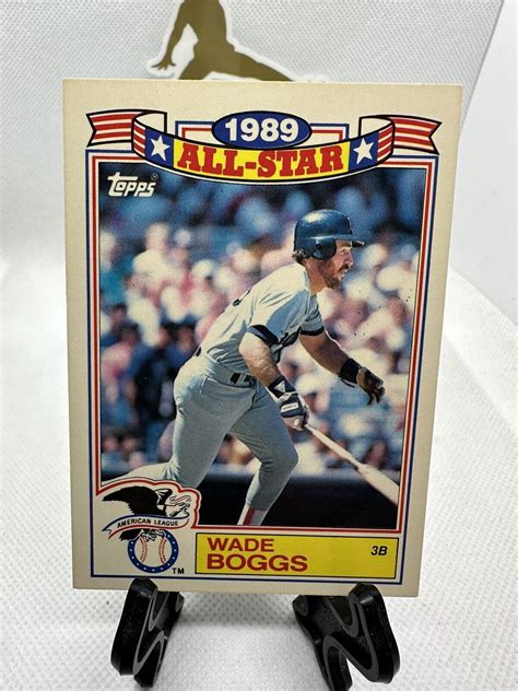 1990 Topps Wade Boggs All Star Game Commemorative Set 15 Boston Red