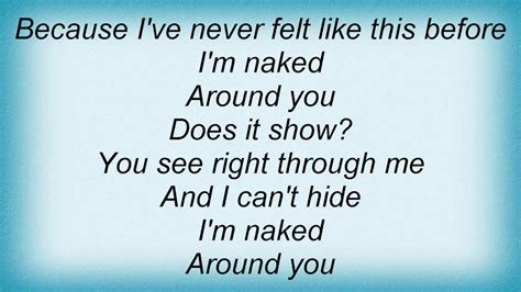 Avril Lavigne Naked Lyrics YouTube