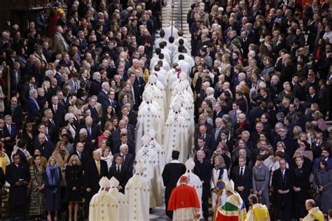 Paris Notre Dame Cathedral Reopens With Pomp And Glittering Array Of