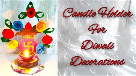 Diy Candle Holder Diya Stand From Waste Materials Best Out Of Waste