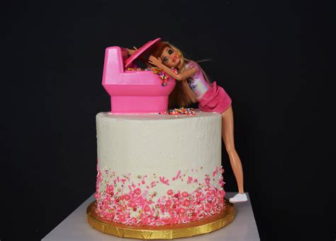 Drunk Barbie Cake