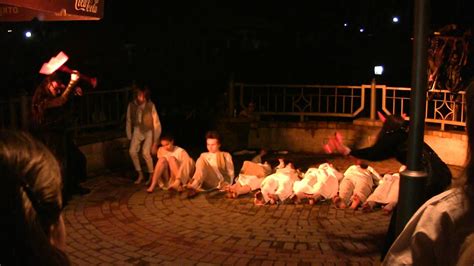 Олег Шиман - у частник в "Ночь в музее"г. Гродно. Танец молодежного ...