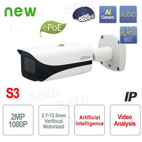 IPC HFW5241E ZE S3 Dahua ONVIF 2MP PoE AI IP Camera Setik Biz