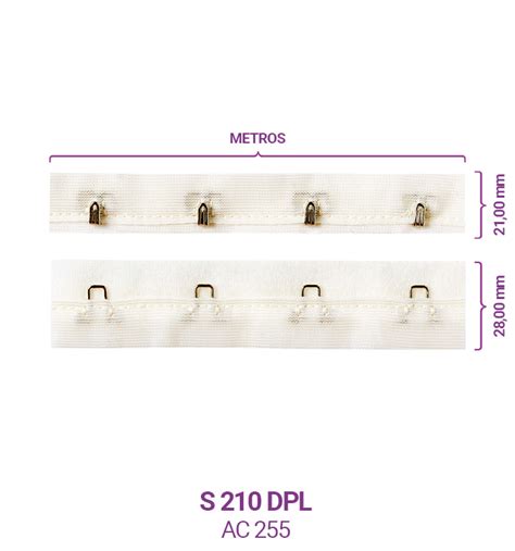 Refor Ados Em Metros Colchetes Artefatos Para Lingerie Terlizzi