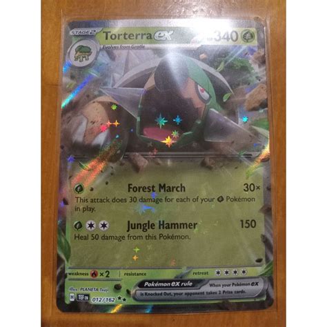 Torterra Ex 012 162 Double Rare Pokemon TCG Standard ENG Temporal