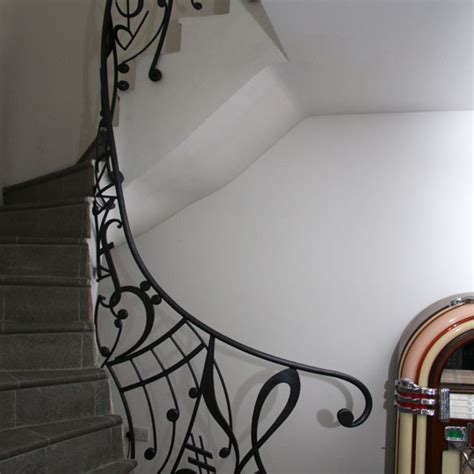 A Blacksmith S Blog Stair Railings Based On Musical Notation