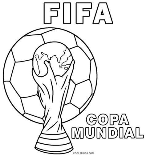 Copa Mundial De Futbol De La Fifa Para Colorear Colorear Im Genes