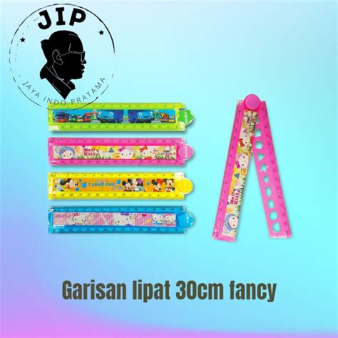 Jual Penggaris Cm Lipat Fancy Garisan Karakter Cm Shopee