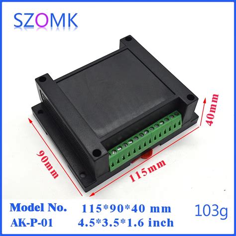 Szomk Abs Control Plastic Enclosure Din Rail Box 1 Pcs 115 90 40mm