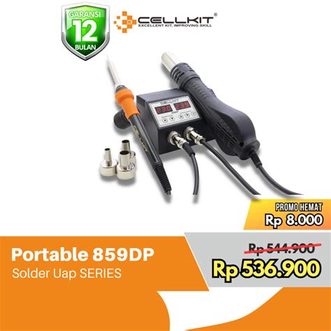 Jual Cellkit Solder Uap Blower Hot Air Gun Portable Digital In