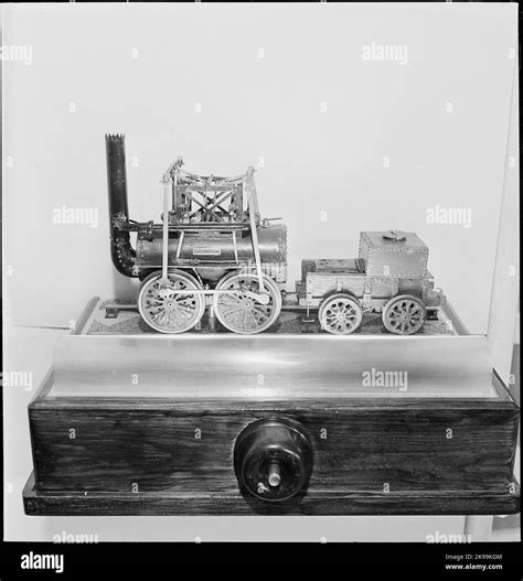 Model of steam locomotive Stock Photo - Alamy