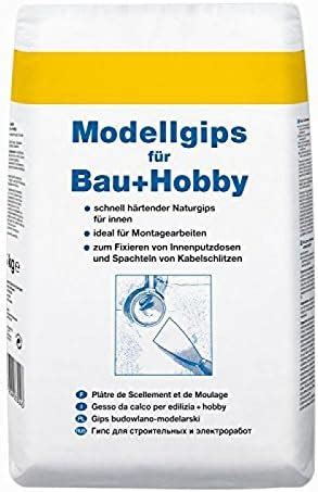 Pufas Modellgips für Bau Hobby 25 000 KG Amazon de Sonstiges