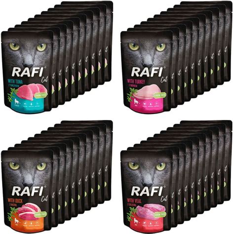 Rafi CAT pasztet mix smaków Mokra karma 40x100g Karma dla kota