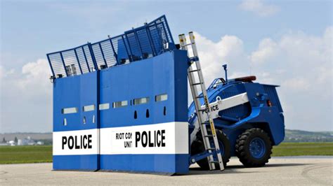 This Armored Riot Control Vehicle From Europe Is Futuristically Dystopia