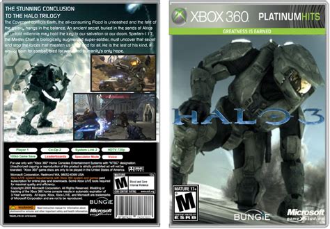 Halo 3 Platinum Edition Xbox 360 Box Art Cover By Probenji