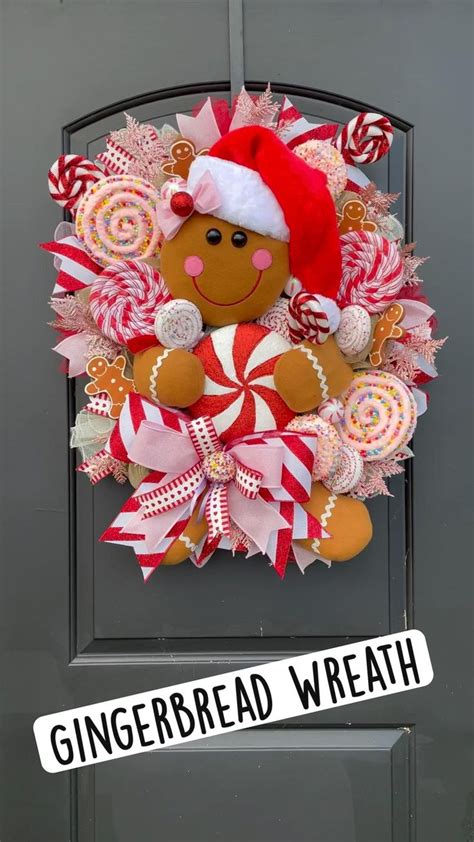 Gingerbread Wreath Wreaths By Waldo Christmas Wreaths Christmas