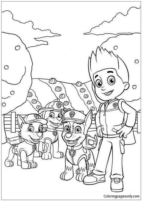 Paw Patrol 31 Coloring Page Free Coloring Pages Online