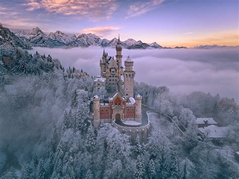 Neuschwanstein Castle Hd Photography Wallpaper Hd Nature K