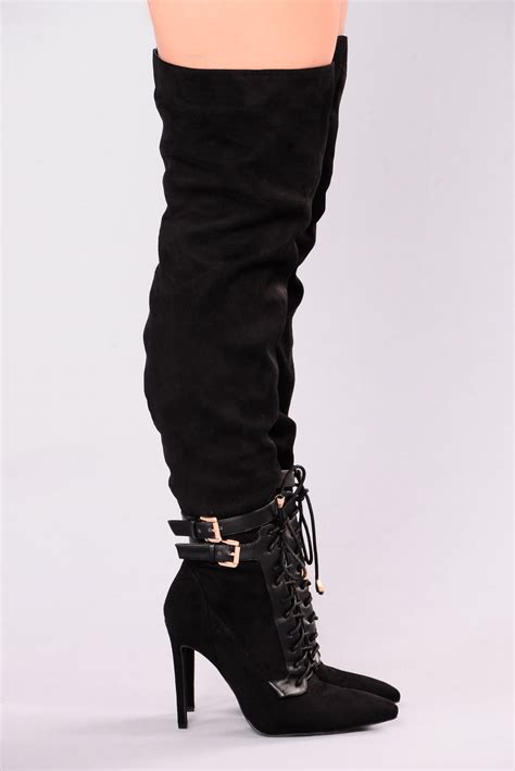 Sexy Over The Knee Boot Black