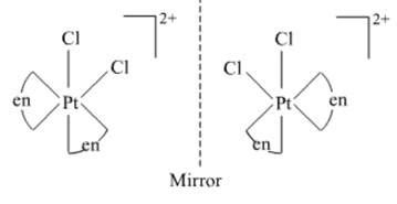 Draw One Of The Geometrical Isomers Of The Complex Which Is Optically