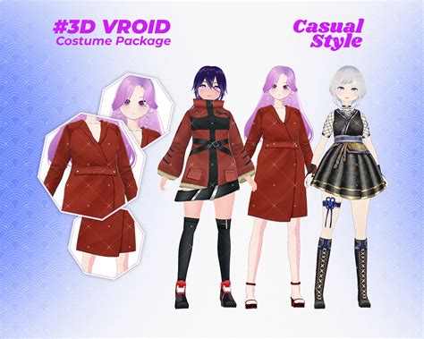 Vroid Clothing Pack D Clothes Vroid Sexy Clothes Cosplay Costume