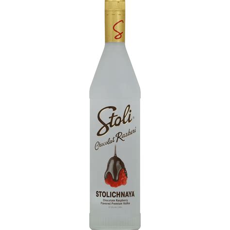 Stolichnaya Vodka Stoli Chocolat Razberi 750 Ml Delivery Or Pickup