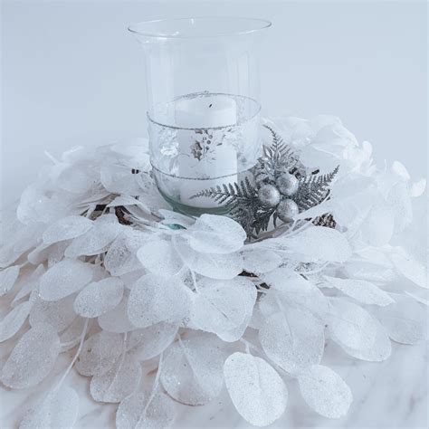 Centrepiece Christmas Winterland Wreath Table Decorations