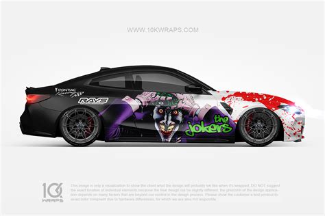 Joker Car Wraps Jk 02 Made With Top 3m Vinyl 10kwraps