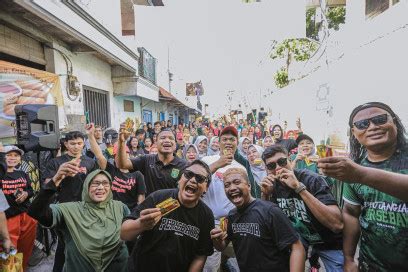 Persebaya Kampung Wani Bersama Antangin Seru Seruan Di Kampung Lumpia