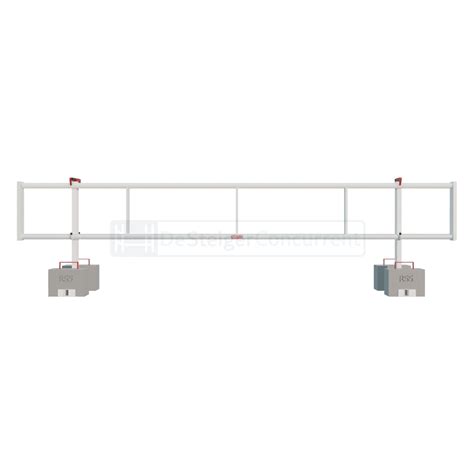 RSS Compact Dakrandbeveiliging Set Plat Dak 16 Meter