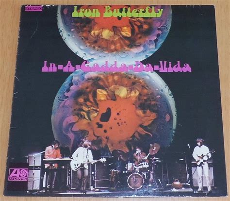 Iron Butterfly In A Gadda Da Vida Atlantic Atl Iron